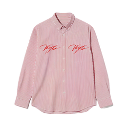 Voyd Divine and Dangerous Pink Stripe Shirt