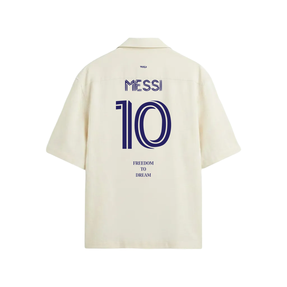 Voyd GOAT Code White Bowling Shirt