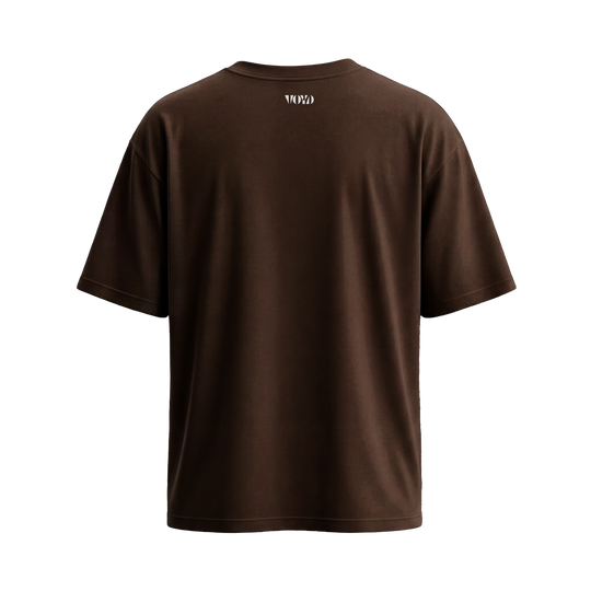 Voyd Half Alive Tee Brown T-shirt