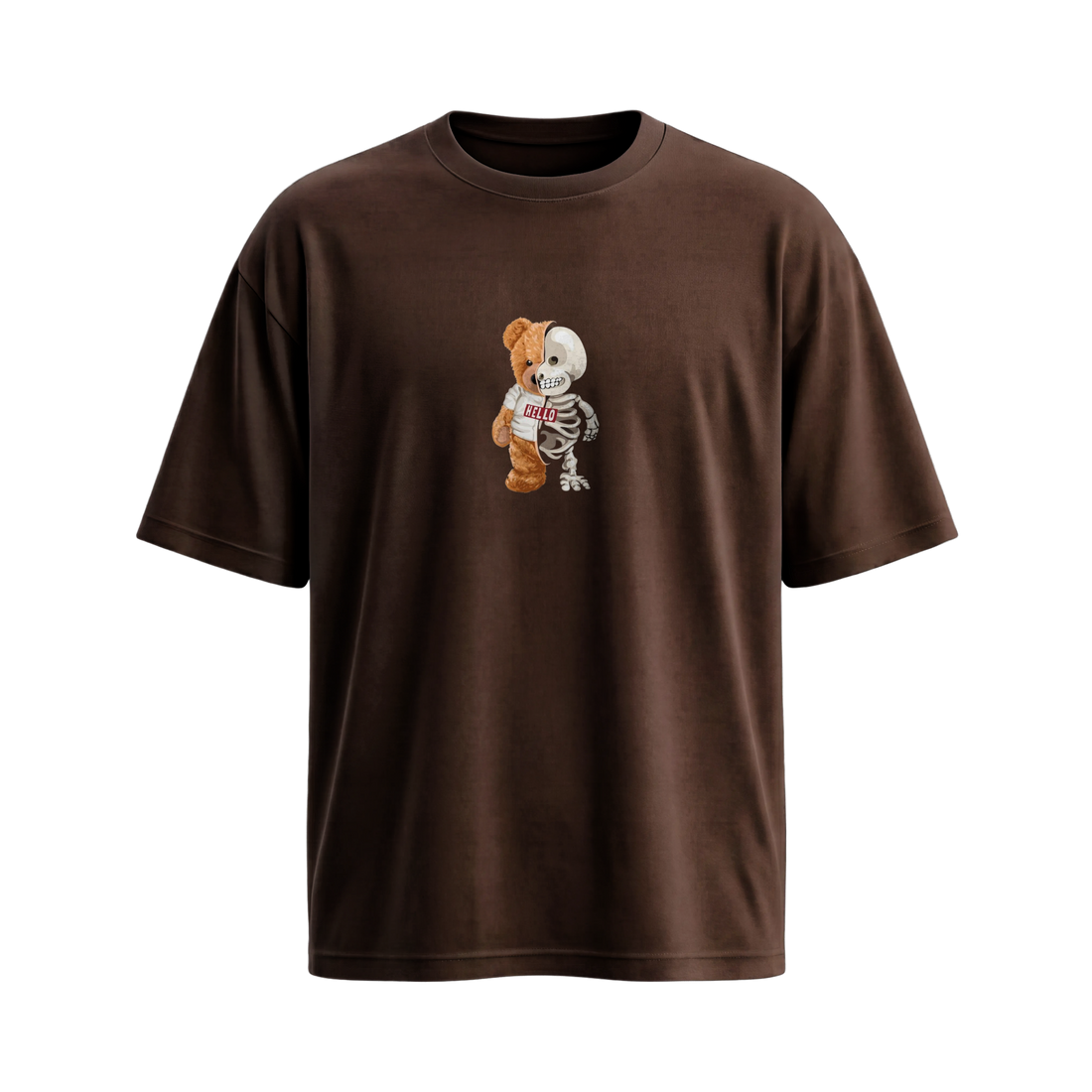 Voyd Half Alive Tee Brown T-shirt