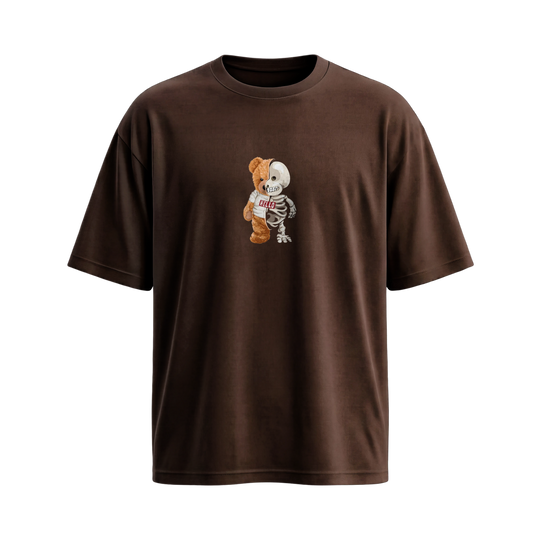Voyd Half Alive Tee Brown T-shirt