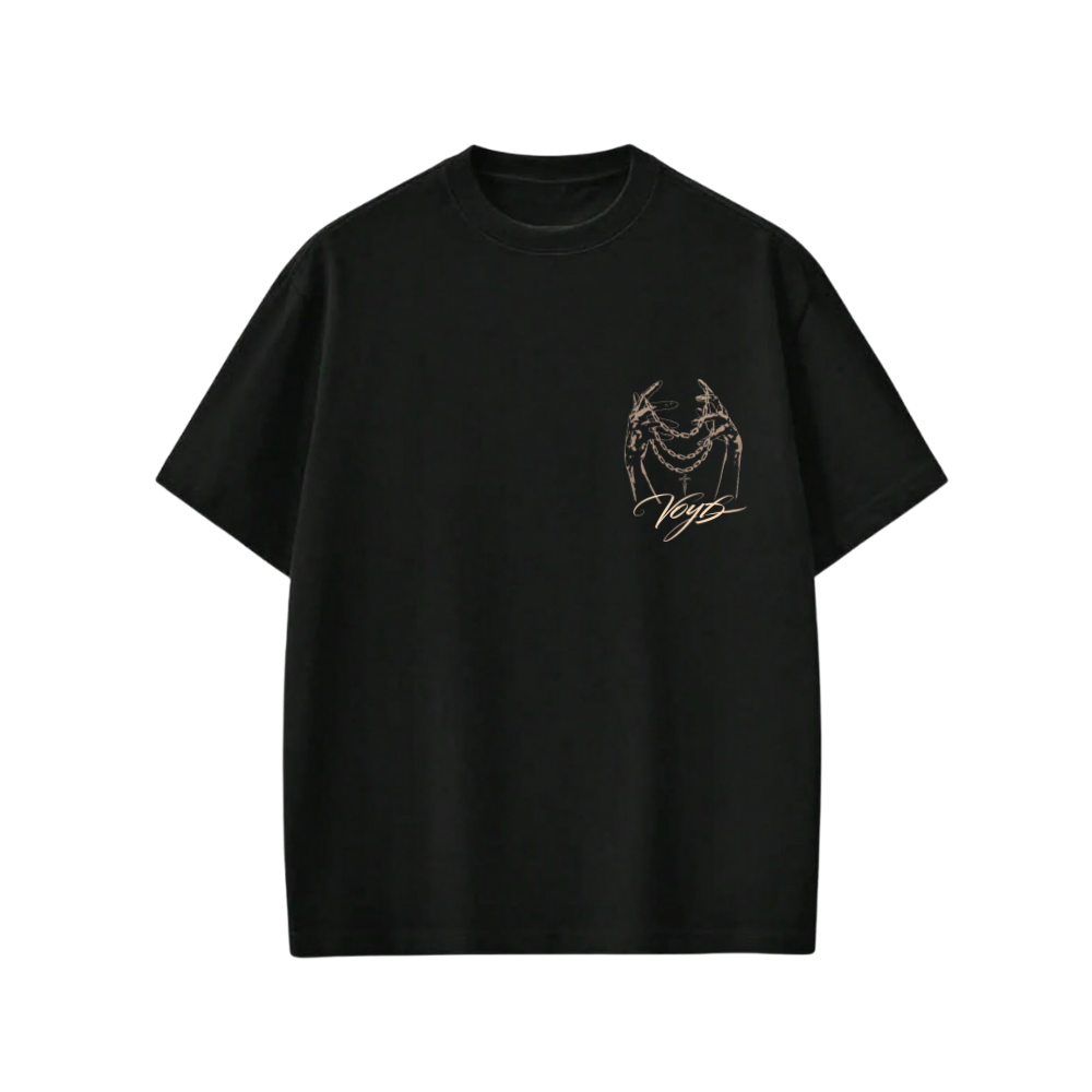 Voyd Heart in Chains Black T-shirt