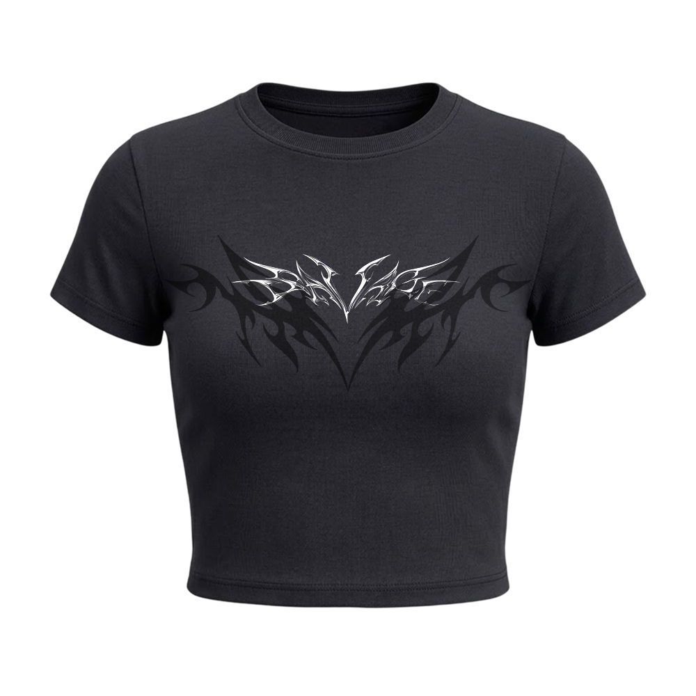 Voyd Hell Grin Baby Tee Black