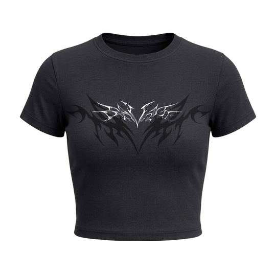 Voyd Hell Grin Baby Tee Black