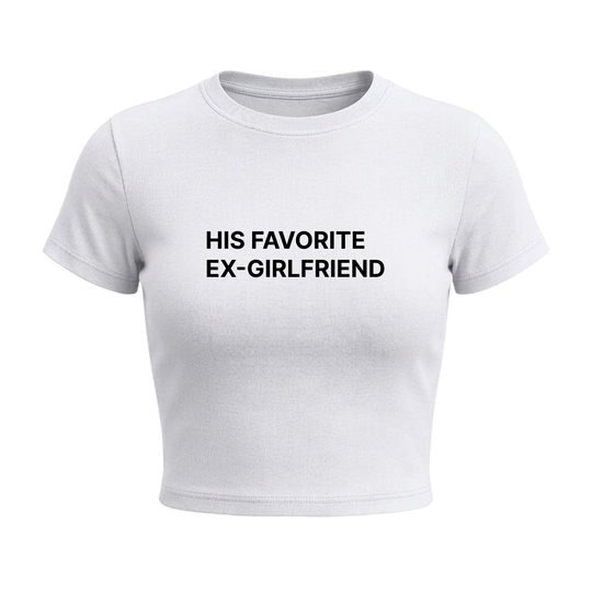 Voyd His Favourite baby Tee White