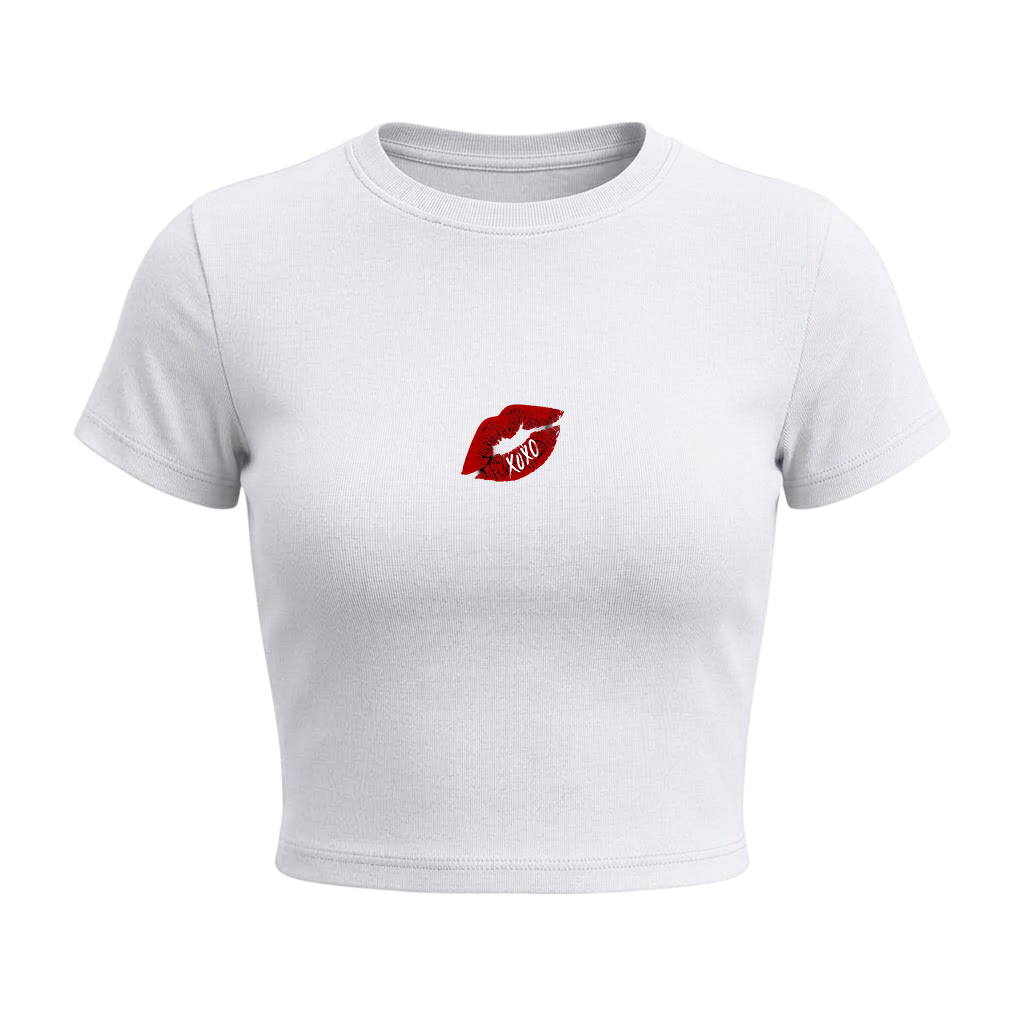 Voyd Love Bites Baby Tee White