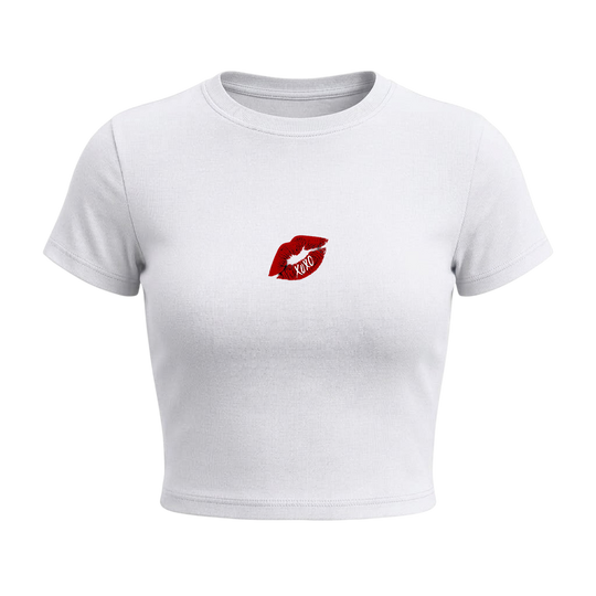 Voyd Love Bites Baby Tee White