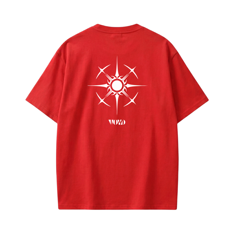 Voyd Lovers in Noir Red T-shirt
