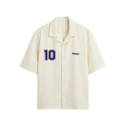 Voyd M10 Statement White Bowling Shirt