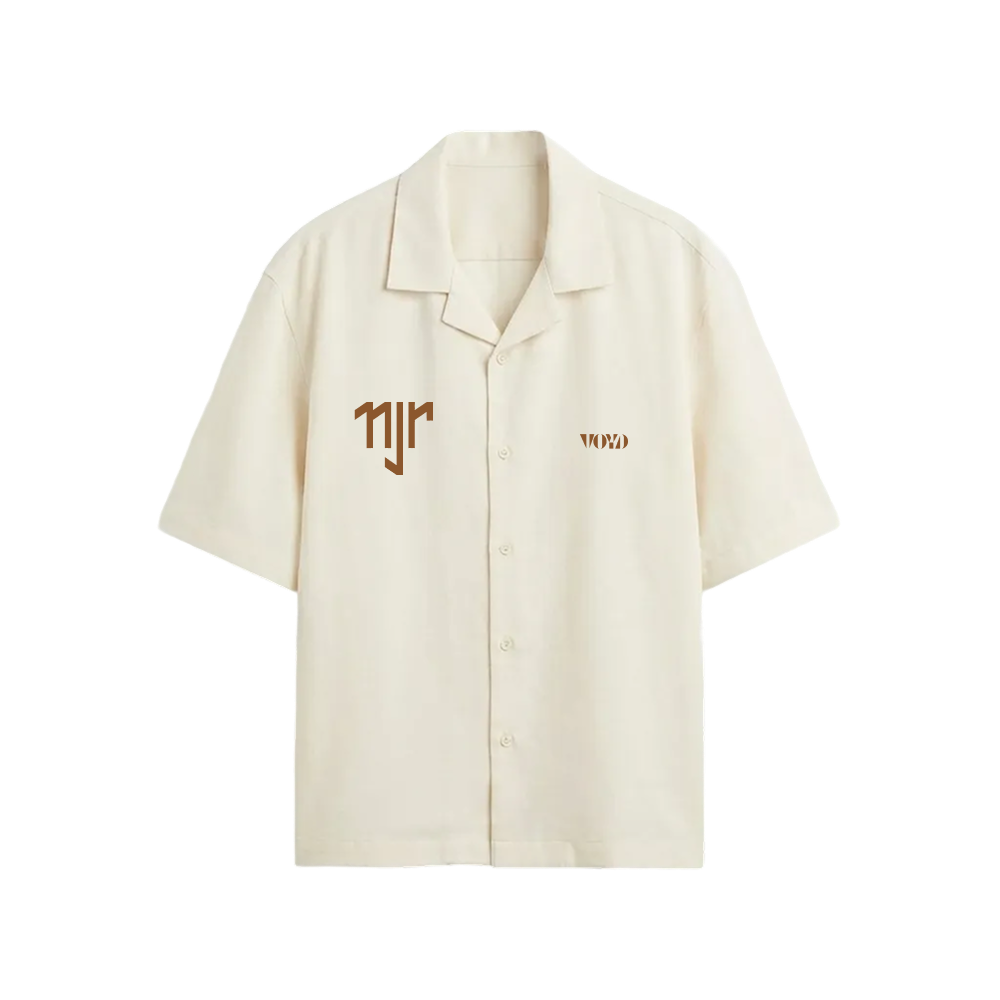 Voyd NJR Legacy White Bowling Shirt