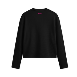 Voyd Next Move Oversized Waffle T-shirt Black