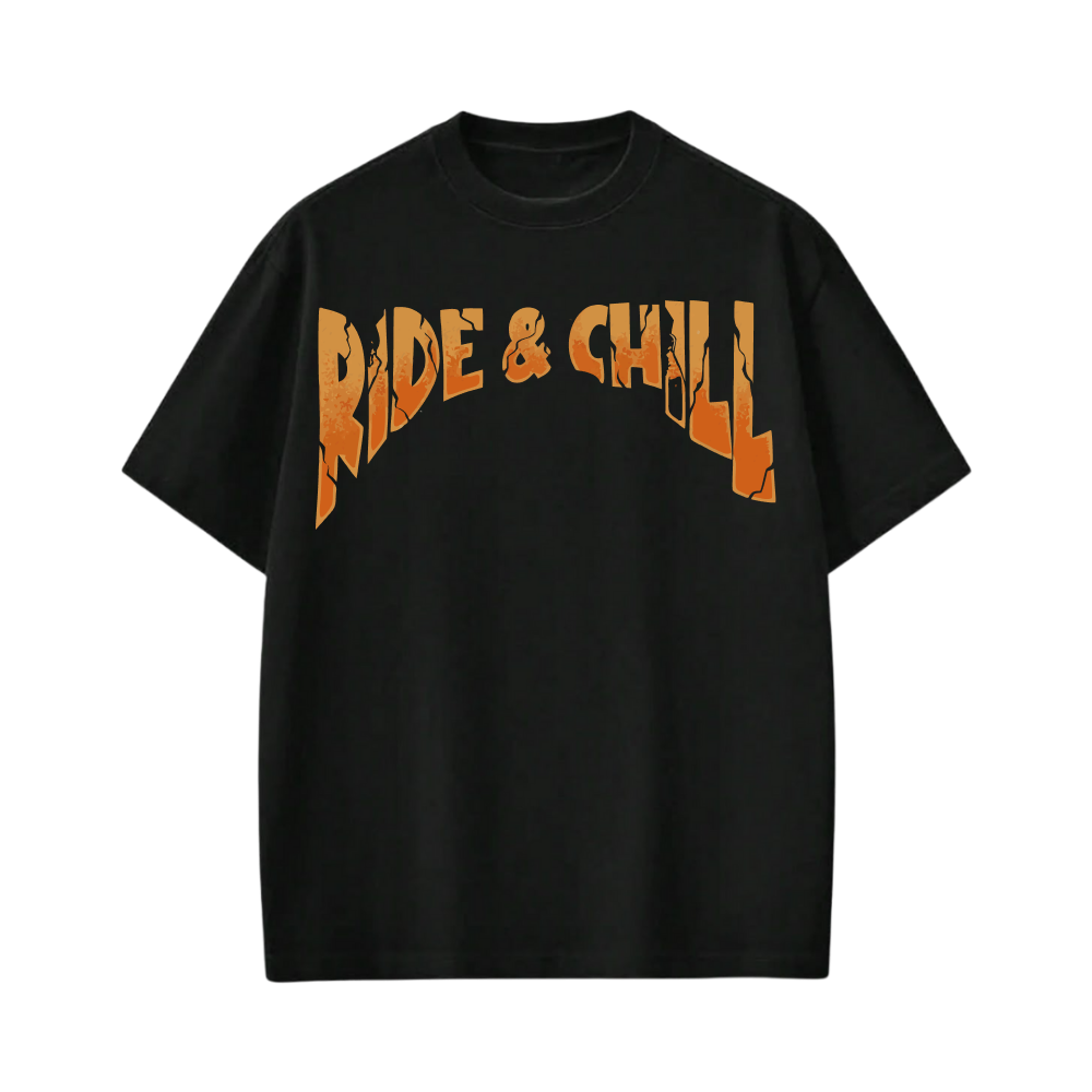 Voyd Ride and Chill Black T-shirt