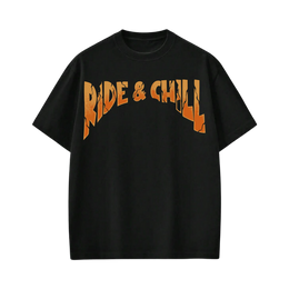 Voyd Ride and Chill Black T-shirt