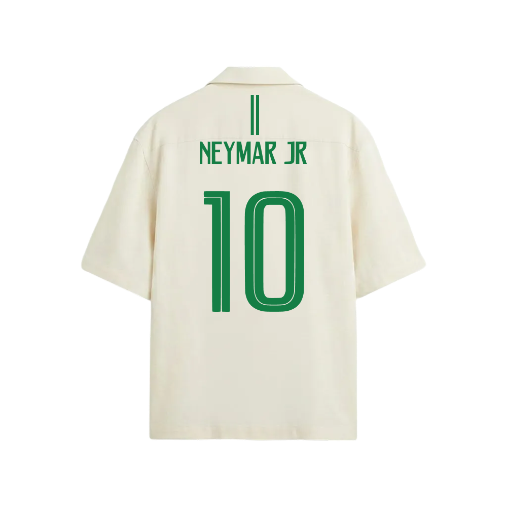 Voyd Rio Number Ten White Bowling Shirt