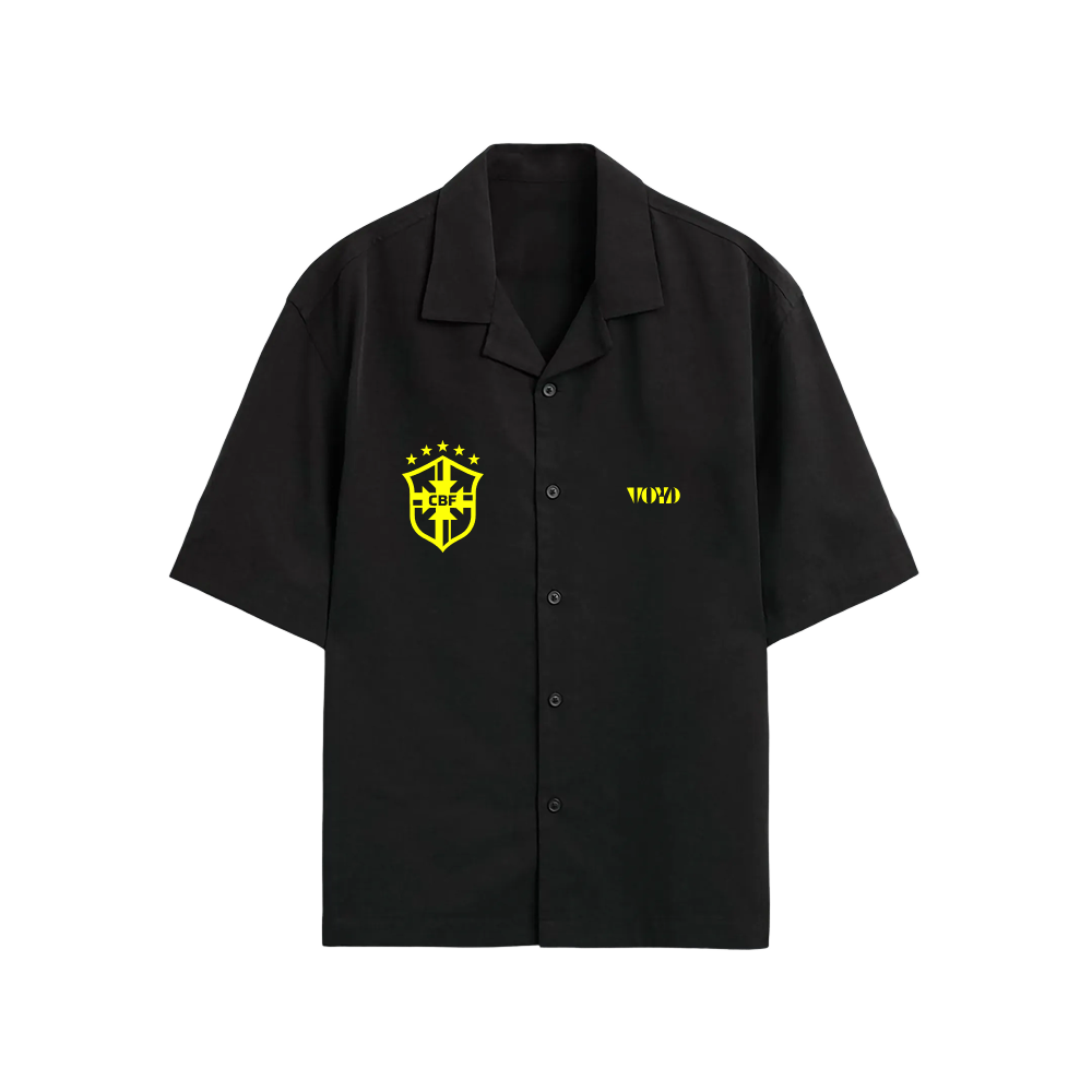 Voyd Samba Heritage Black Bowling Shirt