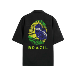 Voyd Samba Heritage Black Bowling Shirt