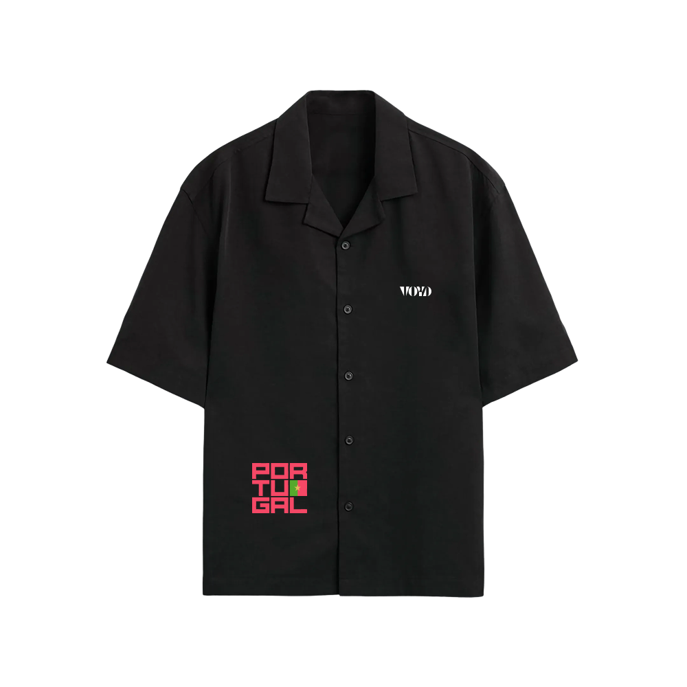 Voyd Seven Supreme Black Bowling Shirt