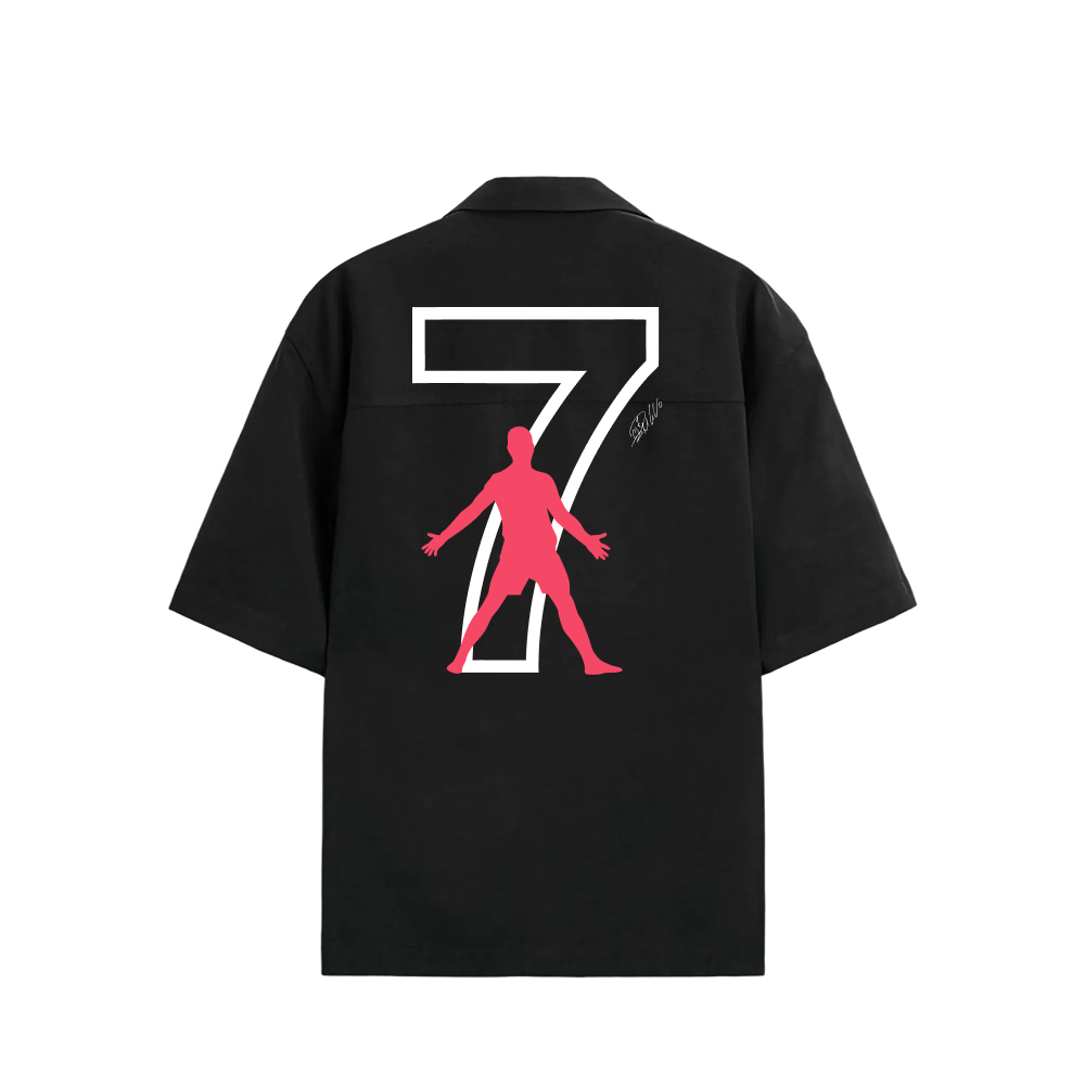 Voyd Seven Supreme Black Bowling Shirt