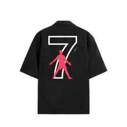 Voyd Seven Supreme Black Bowling Shirt