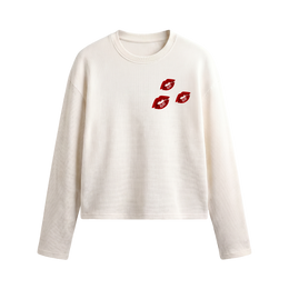 Voyd Shadow Society Waffle T-shirt Off White
