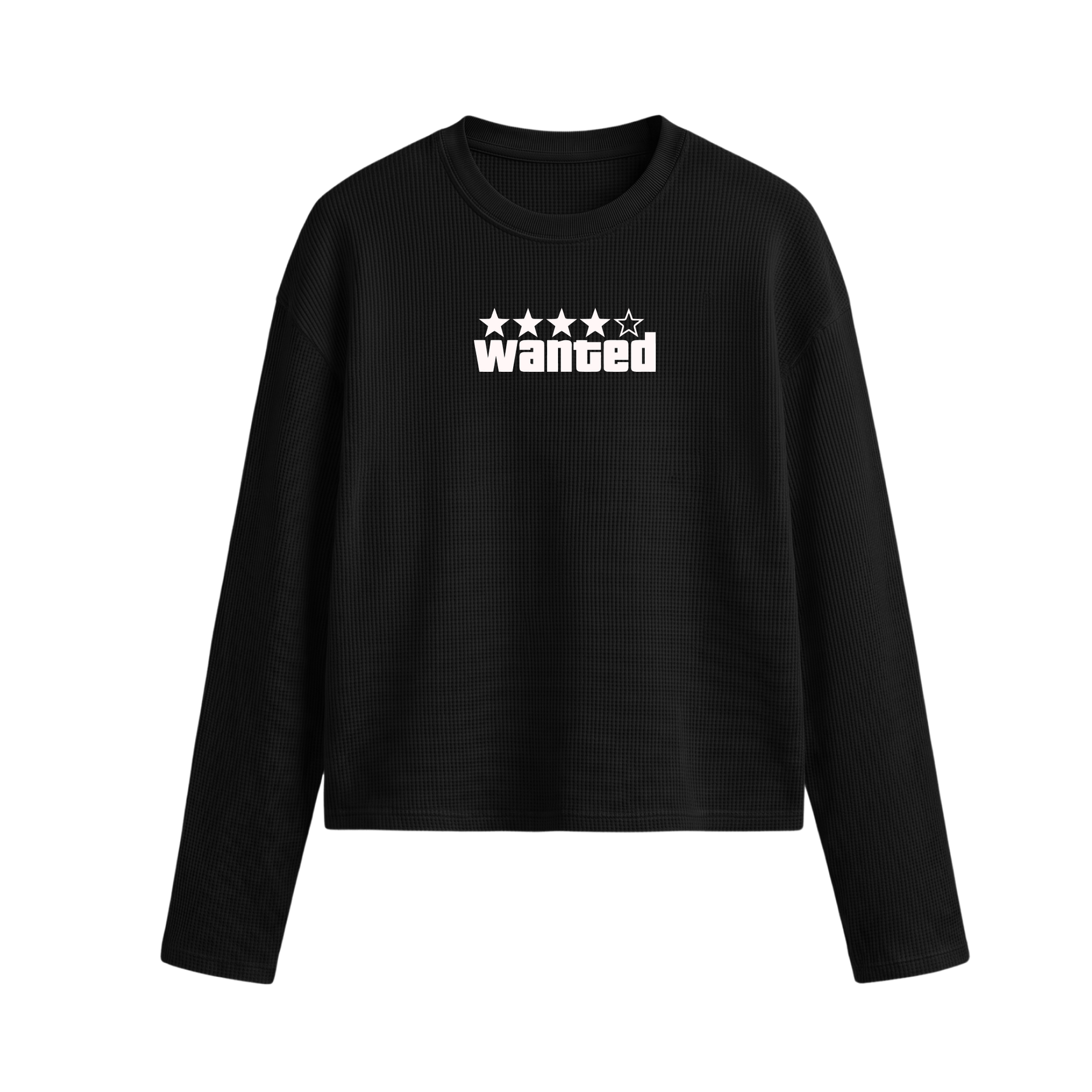 Voyd Silent Flex Oversized Waffle T-shirt Black