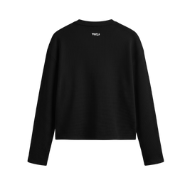 Voyd Silent Flex Oversized Waffle T-shirt Black