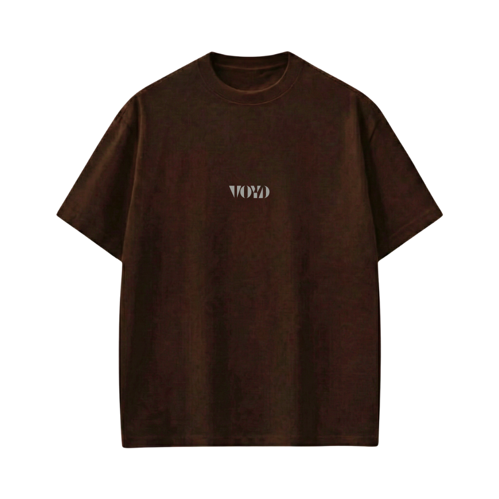 Voyd Skull Syndicate Brown T-shirt