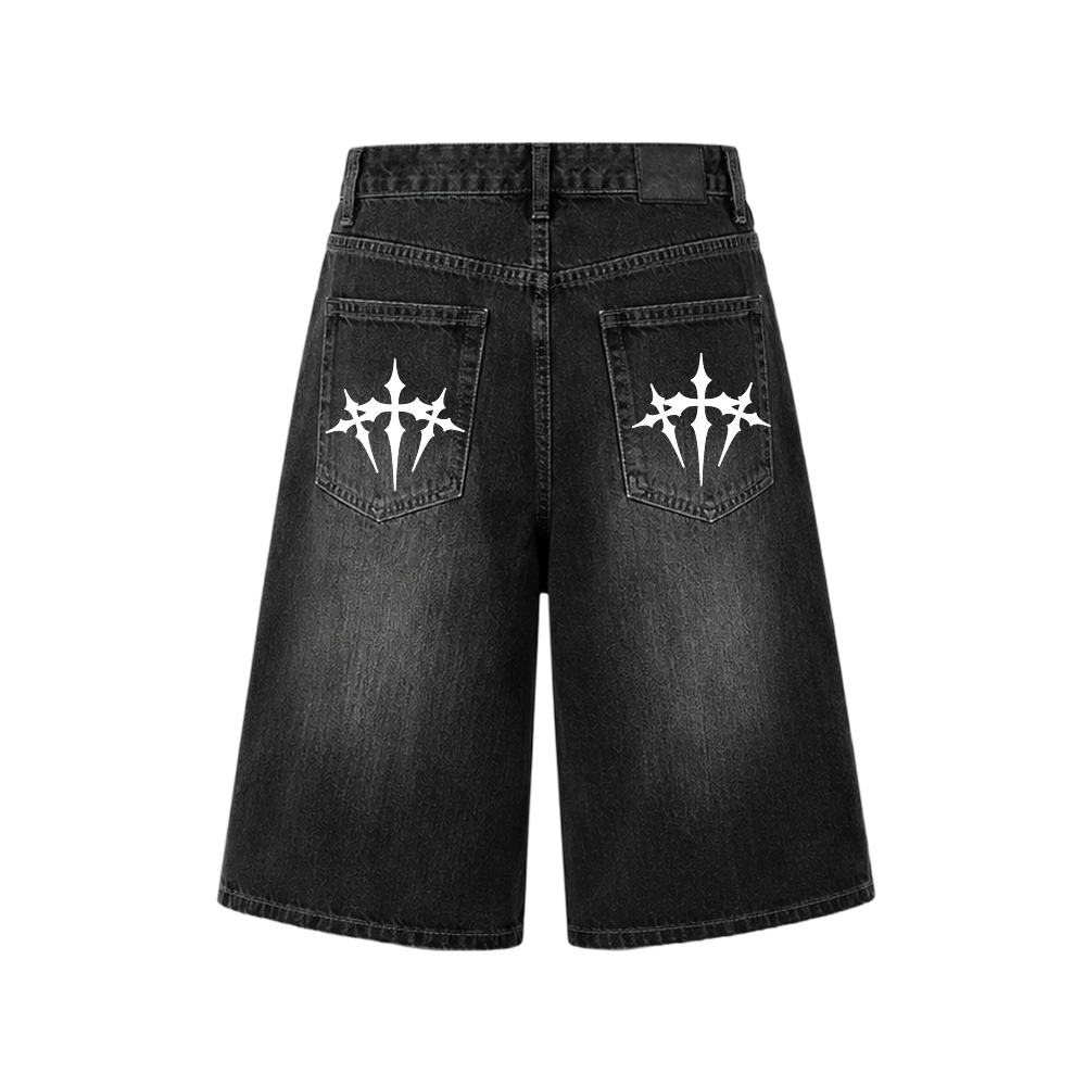 Voyd Spider Cult jorts Black