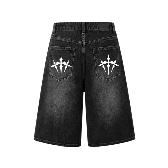 Voyd Spider Cult jorts Black