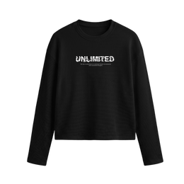 Voyd Static Flow Oversized Waffle T-shirt Black