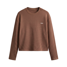 Voyd Stellar Energy Brown Waffle T-shirt