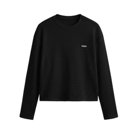 Voyd Stellar Energy Oversized Waffle T-shirt Black