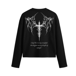 Voyd Stellar Energy Oversized Waffle T-shirt Black