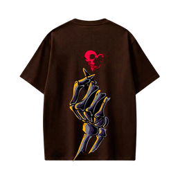 Voyd Still Not Hearless Brown T-shirt