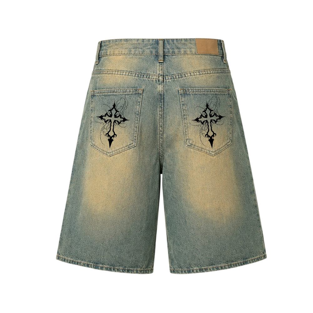 Voyd Venom Jorts dirty wash