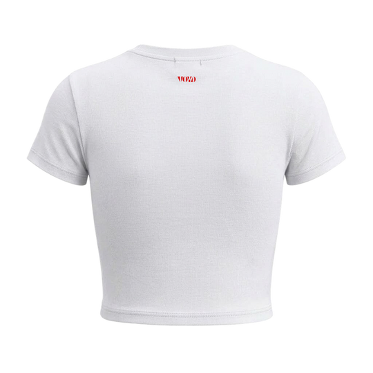 Voyd Venom Web  Baby Tee White