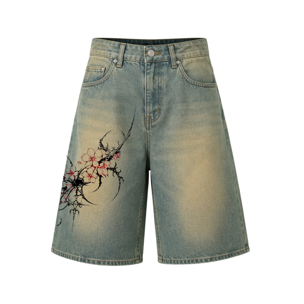 Voyd Web Eclipse Jorts dirty wash