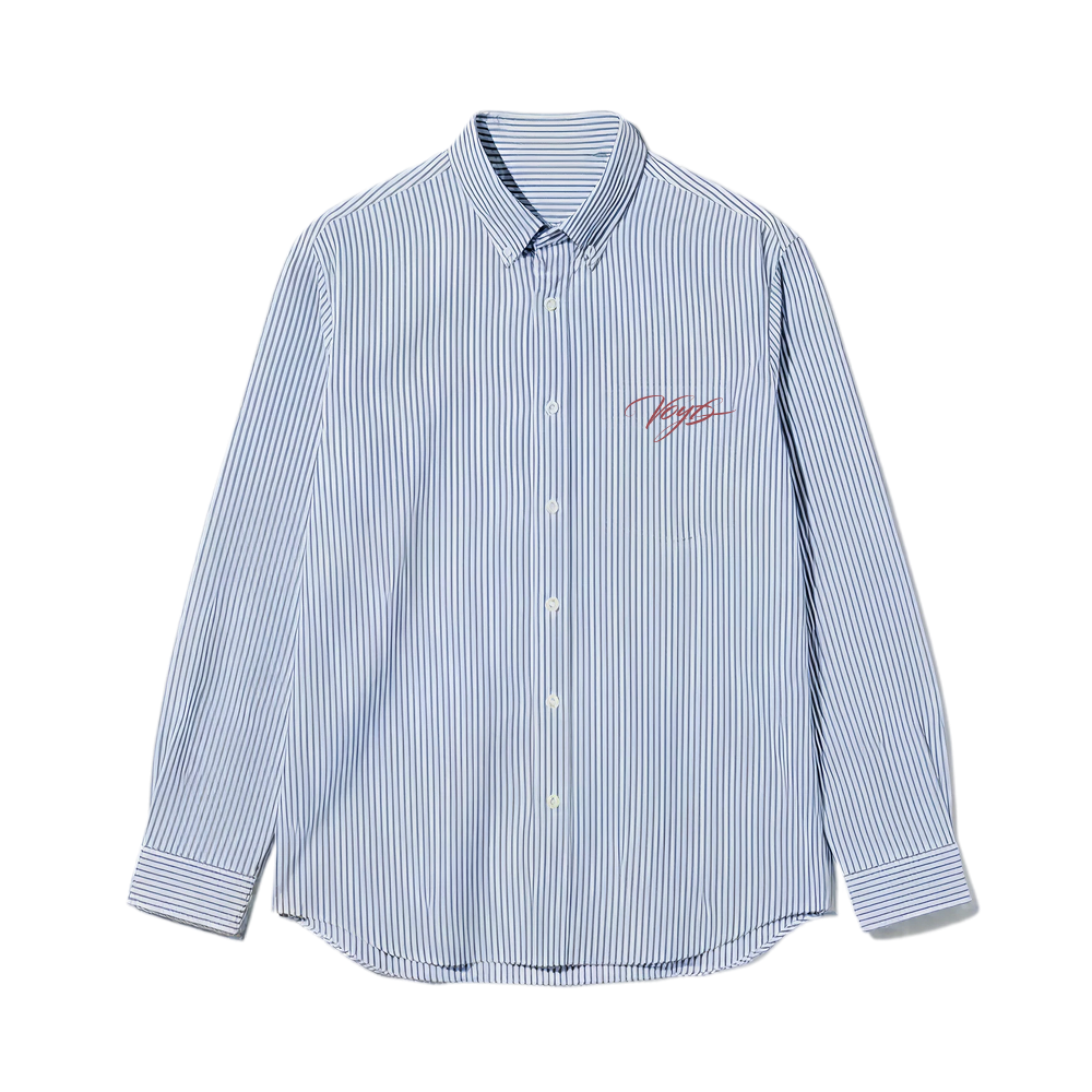 Voyd it's a Beautiful Day Blue Stripe Shirt