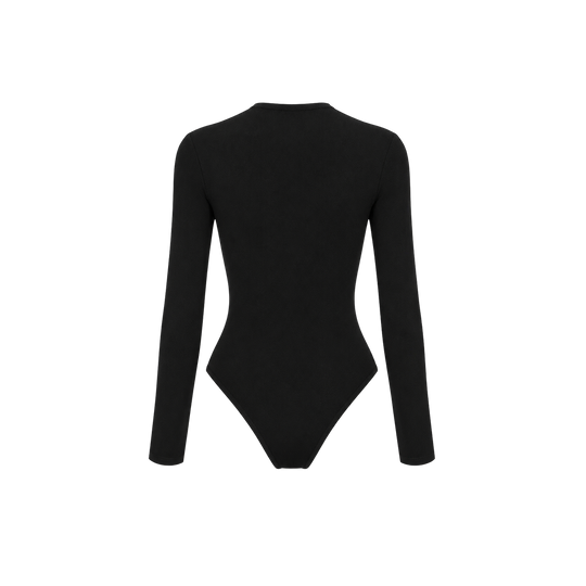 Voyd long-sleeve bodysuit Black.