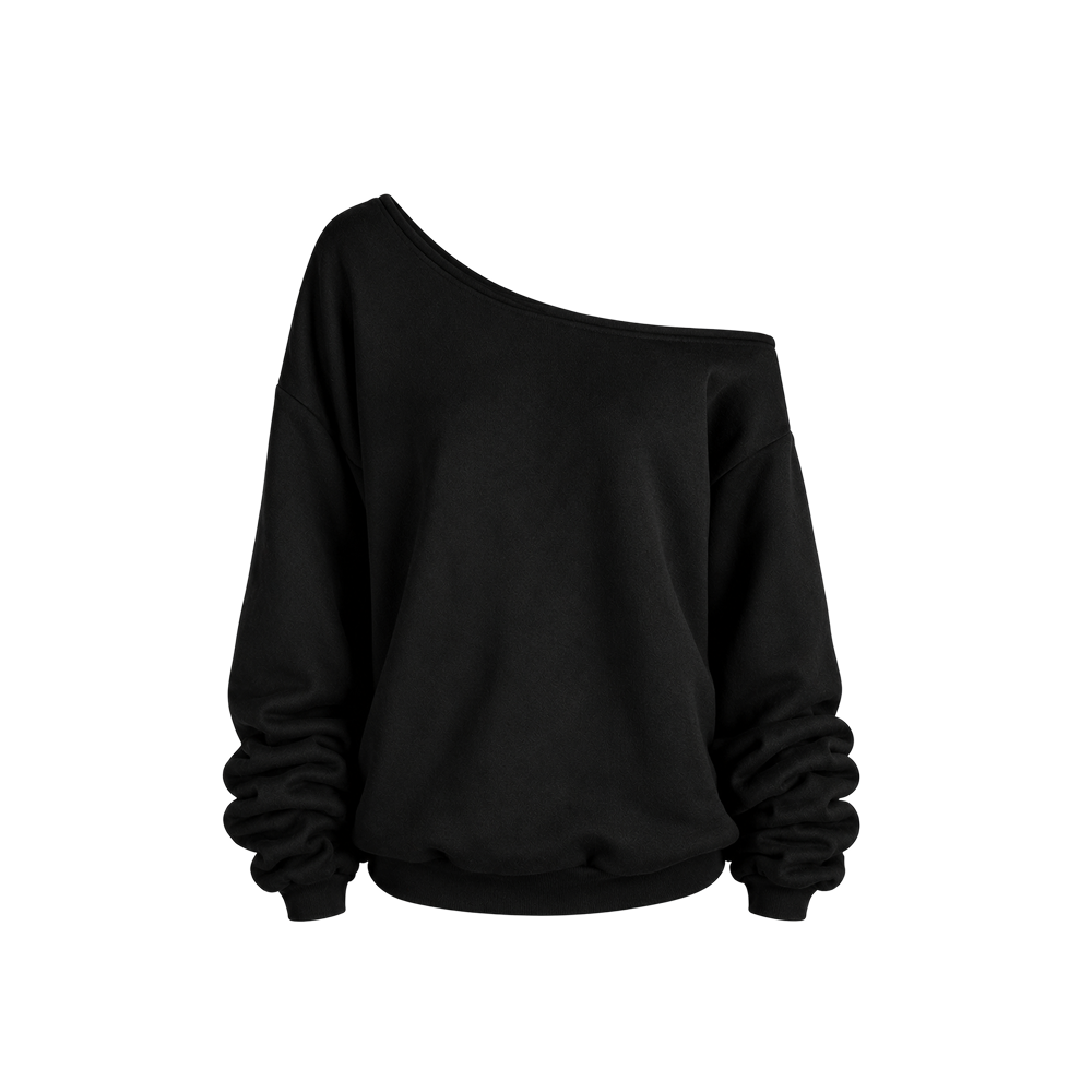 Voyd off-shoulder black top