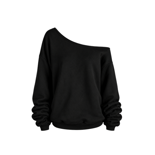 Voyd off-shoulder black top