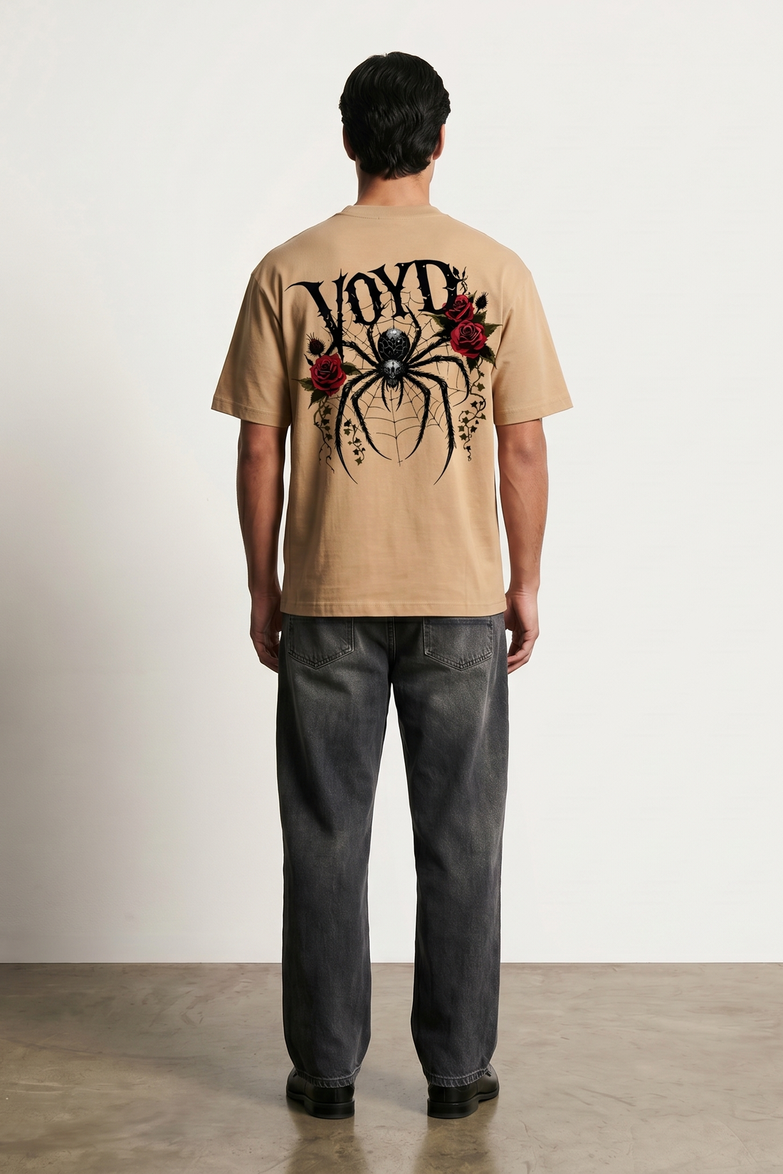Voyd Silk of Sin Beige T-shirt