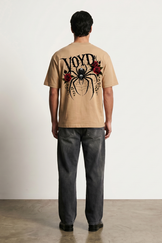 Voyd Silk of Sin Beige T-shirt