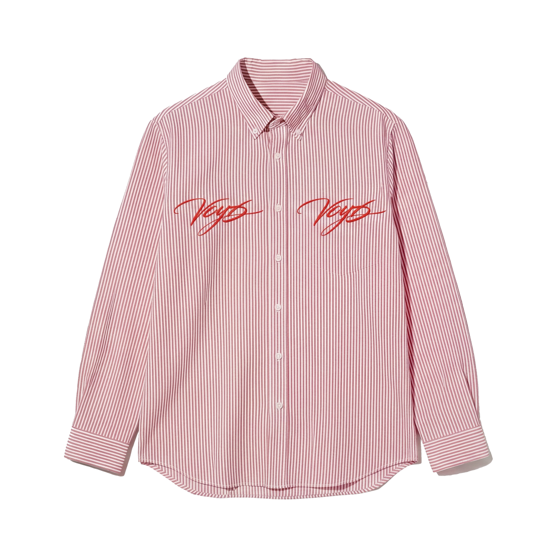 Voyd Divine and Dangerous Pink Stripe Shirt