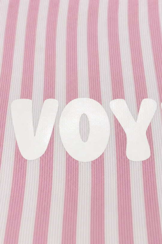 Voyd I am a Child of God Pink Stripe Shirt