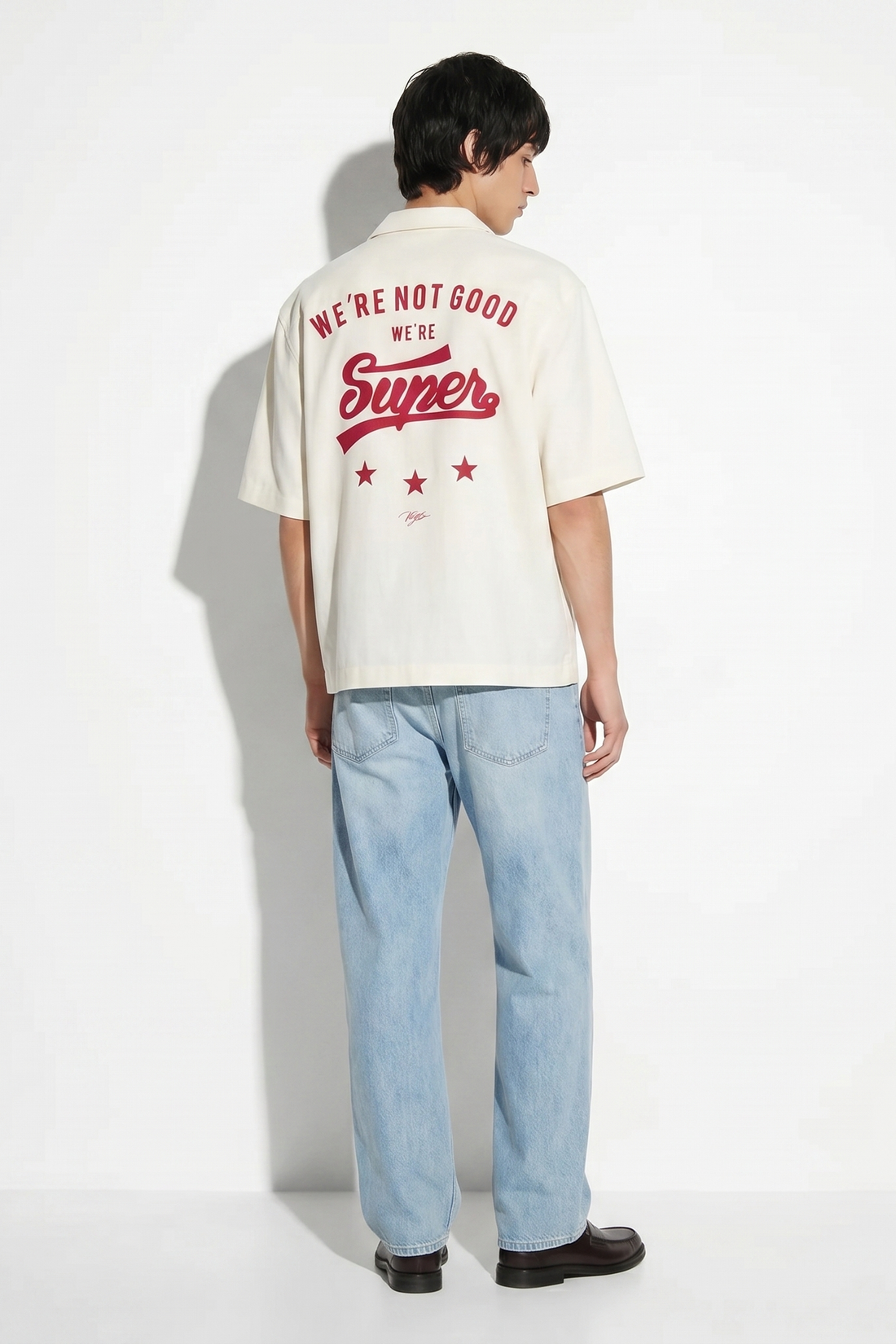 Void Supervoid White Bowling Shirt