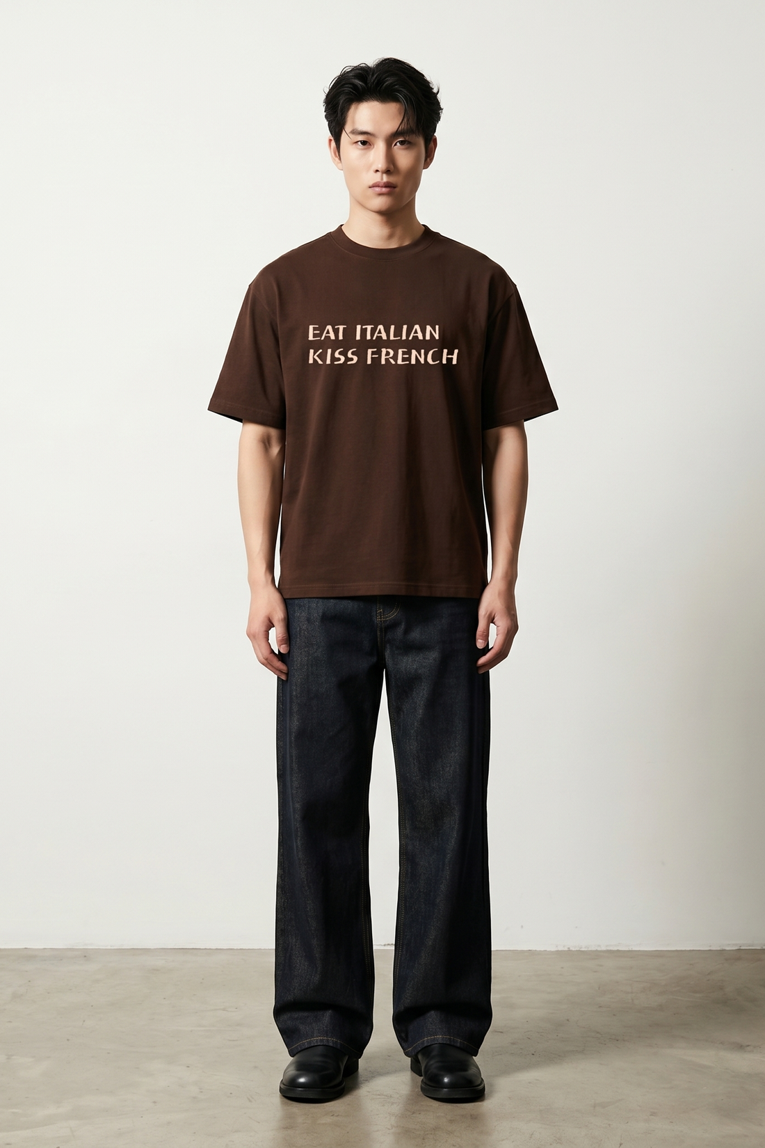 Voyd Midnight Affection Brown T-shirt