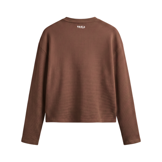 Voyd Shadow Vision Brown Waffle T-shirt
