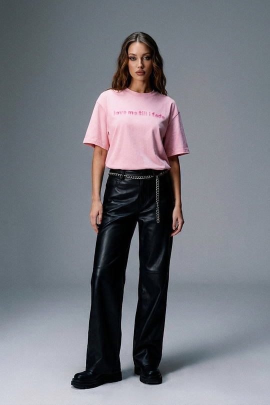 Love Me Till I Fade Voyd Pink T-shirt