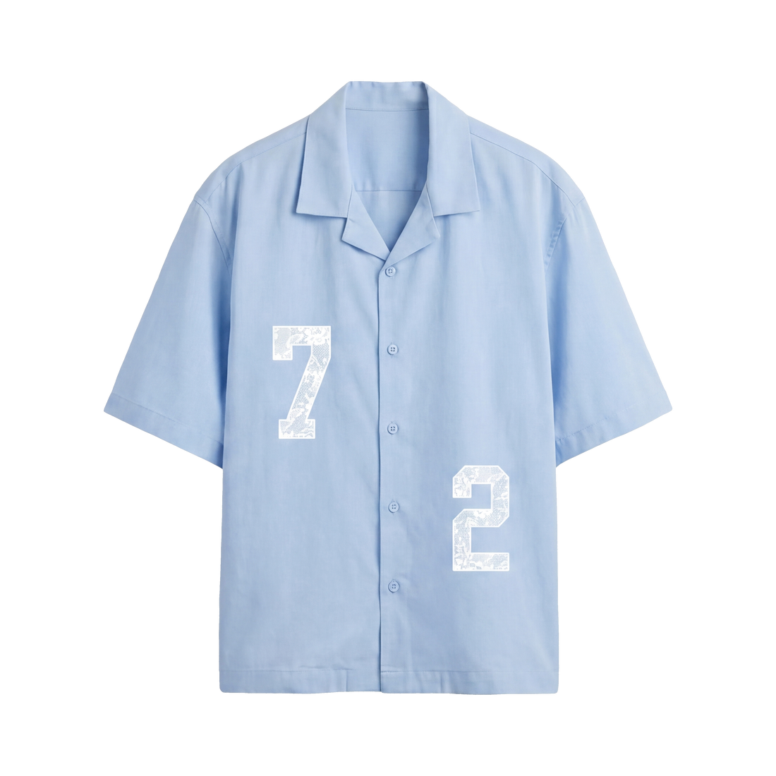 Void Rule 72 Ice Blue Bowling Shirt